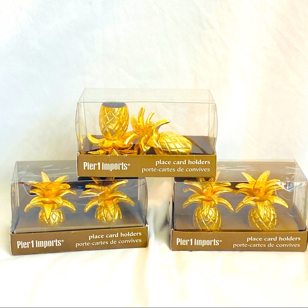 Set 6- Pier 1- Pineapple Place Holders
